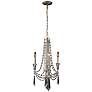 6_Barcelona 17" Wide Transcend Silver Crystal Chandelier more views