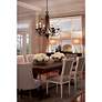 3_Barcelona 25 1/2" Wide Natural Iron 6-Light Chandelier more views