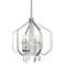 Barcelona 26" Wide Transcend Silver 7-Light Crystal Pendant