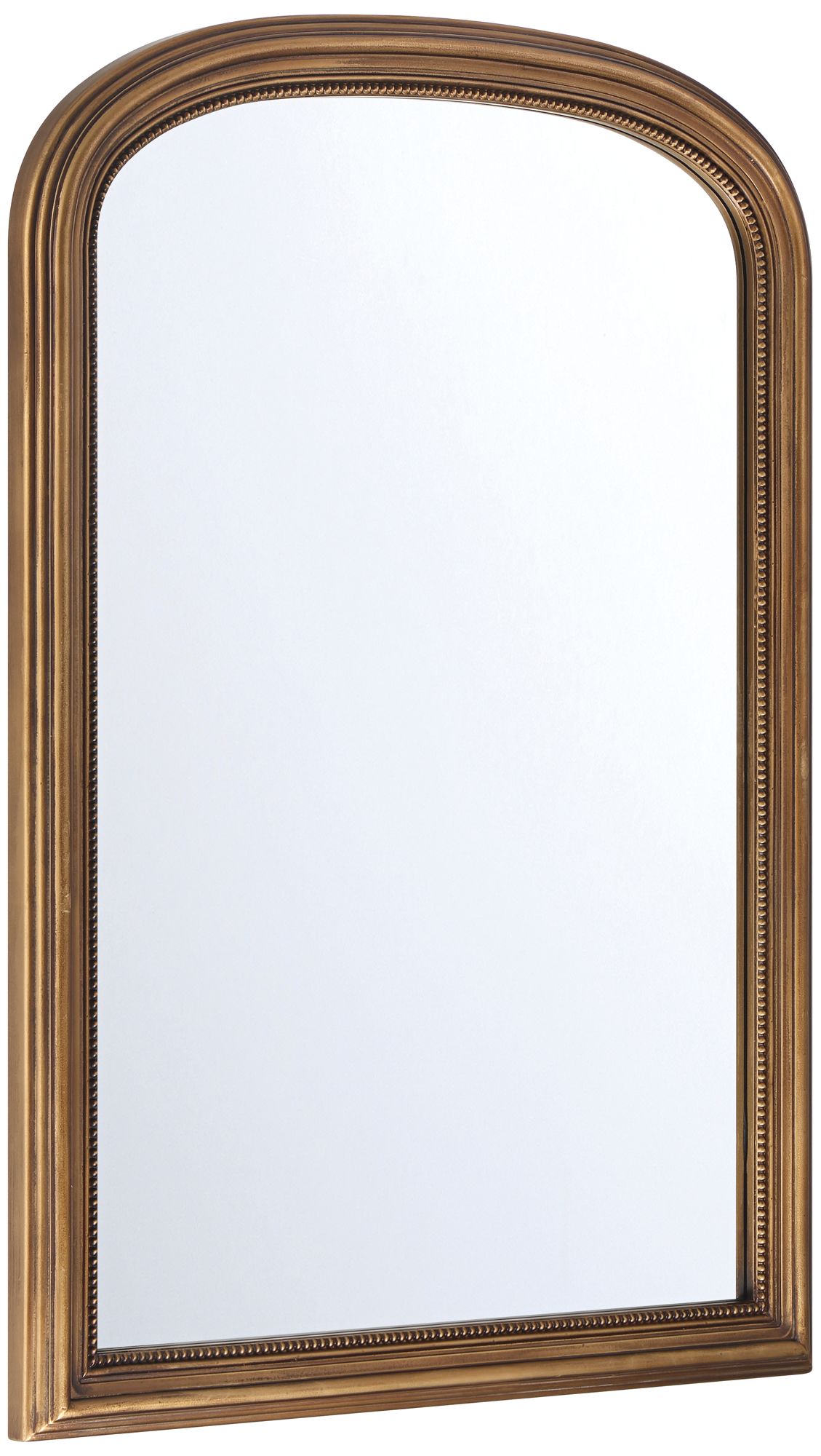 Image 4 Barcelona 29" x 42" Gold Arched Rectangular Wall Mirror more views
