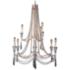 Barcelona 34 1/2" Wide Transcend Silver Crystal Chandelier