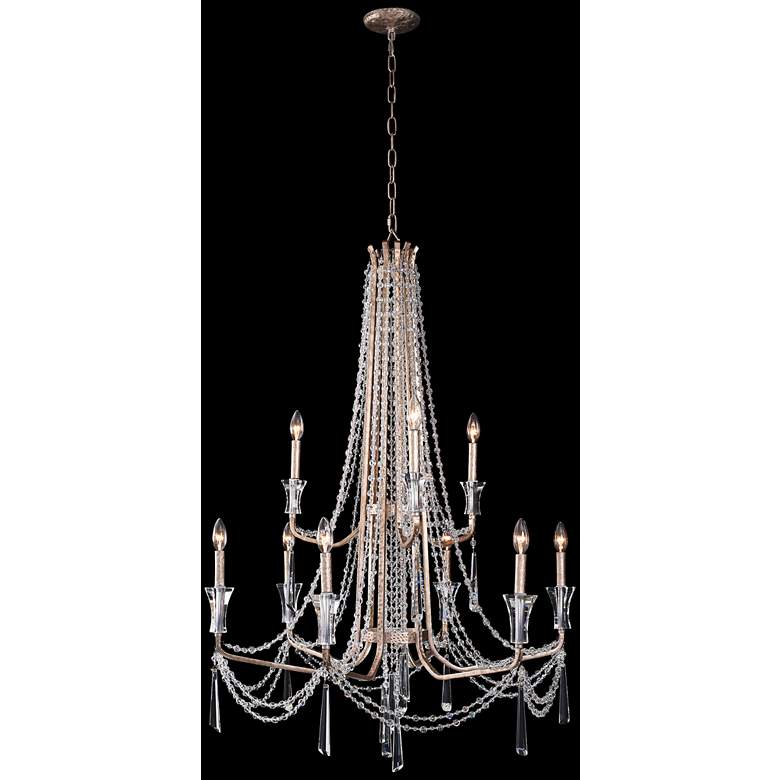 Image 4 Barcelona 34 1/2" Wide Transcend Silver Crystal Chandelier more views
