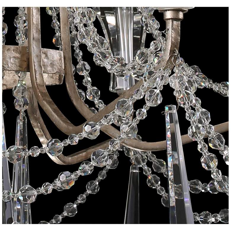 Image 6 Barcelona 34 1/2" Wide Transcend Silver Crystal Chandelier more views