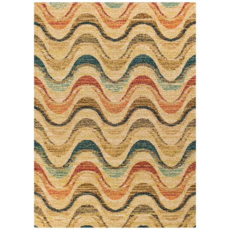 Image 1 Barcelona 4478 5'3"x7'7" Sand Isla Area Rug