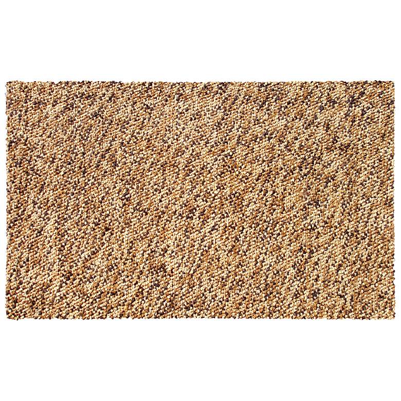Image 1 Barcelona Brown Shag Doormat