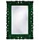 Barcelona Glossy Hunter Green 33" x 45" Wall Mirror