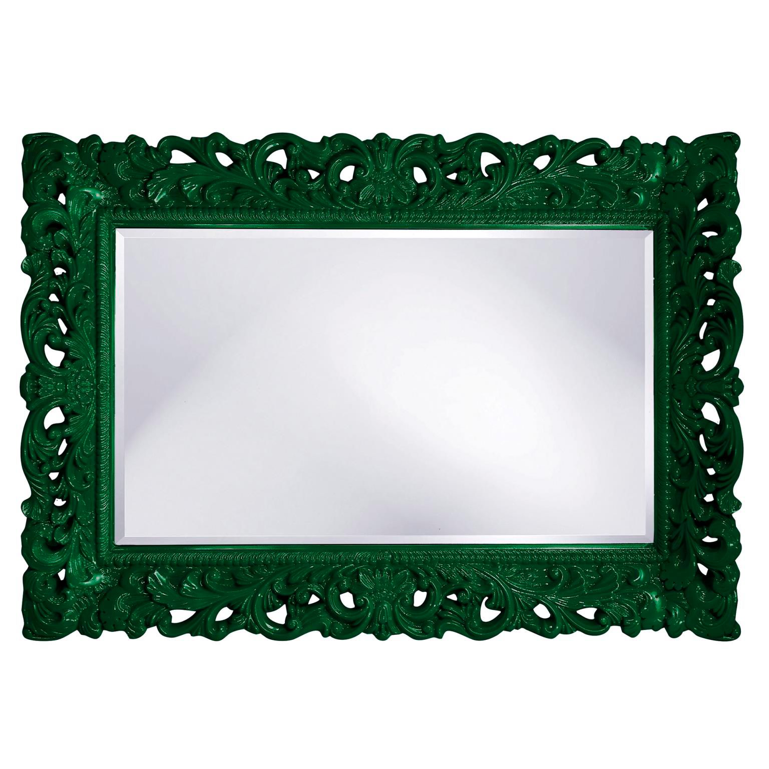 Image 3 Barcelona Glossy Hunter Green 33" x 45" Wall Mirror more views