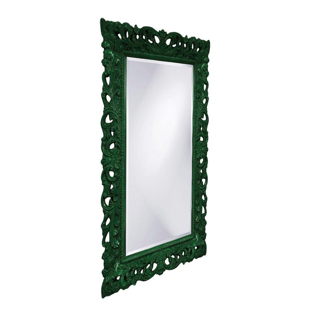 Image 4 Barcelona Glossy Hunter Green 33" x 45" Wall Mirror more views