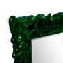 7_Barcelona Glossy Hunter Green 33" x 45" Wall Mirror more views