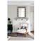 Barcelona Glossy Nickel 33" x 45" Rectangular Wall Mirror