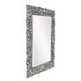 3_Barcelona Glossy Nickel 33" x 45" Rectangular Wall Mirror more views
