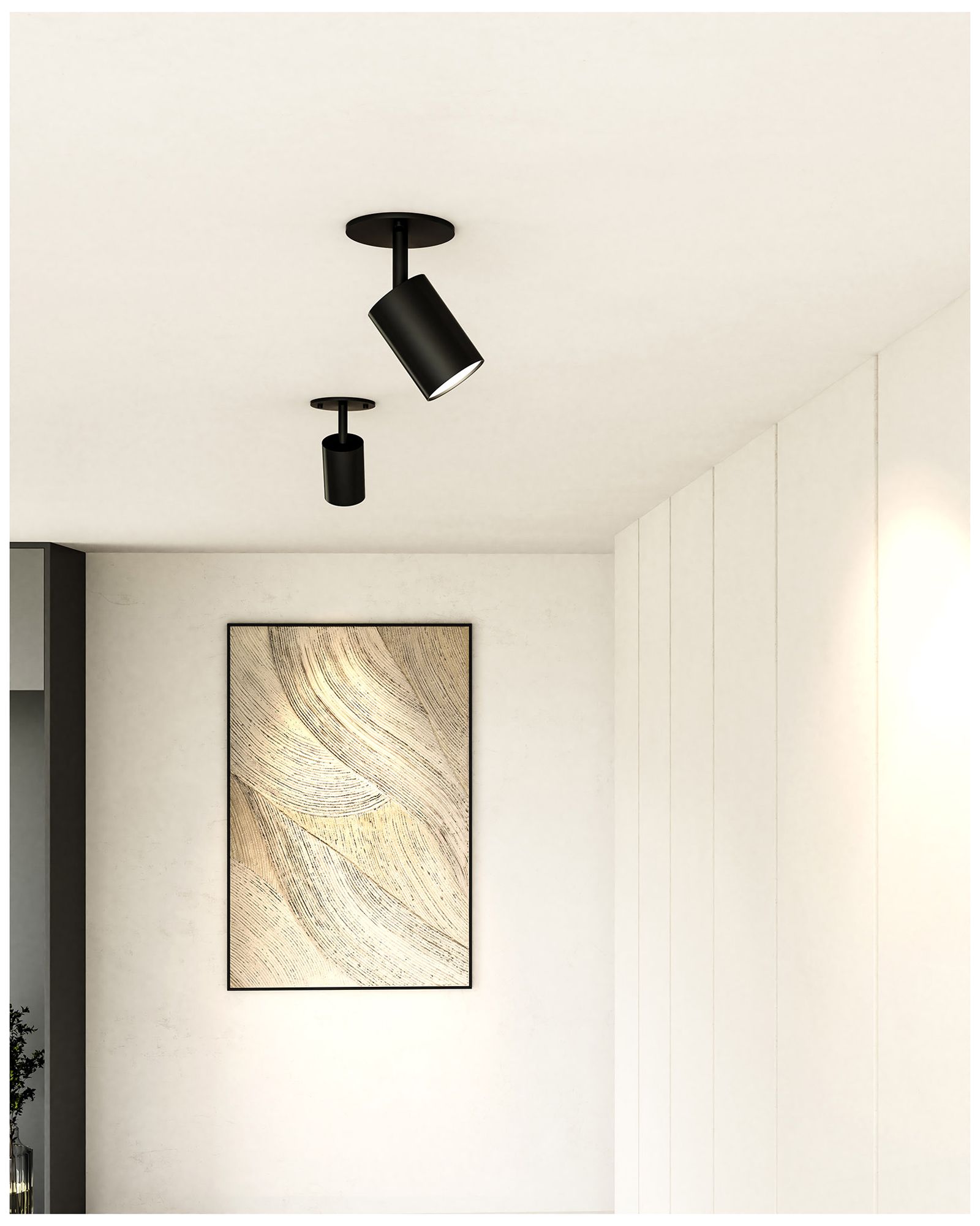 Image 4 Barclay 2 1/2" Wide Black Adjustable Ceiling Light more views