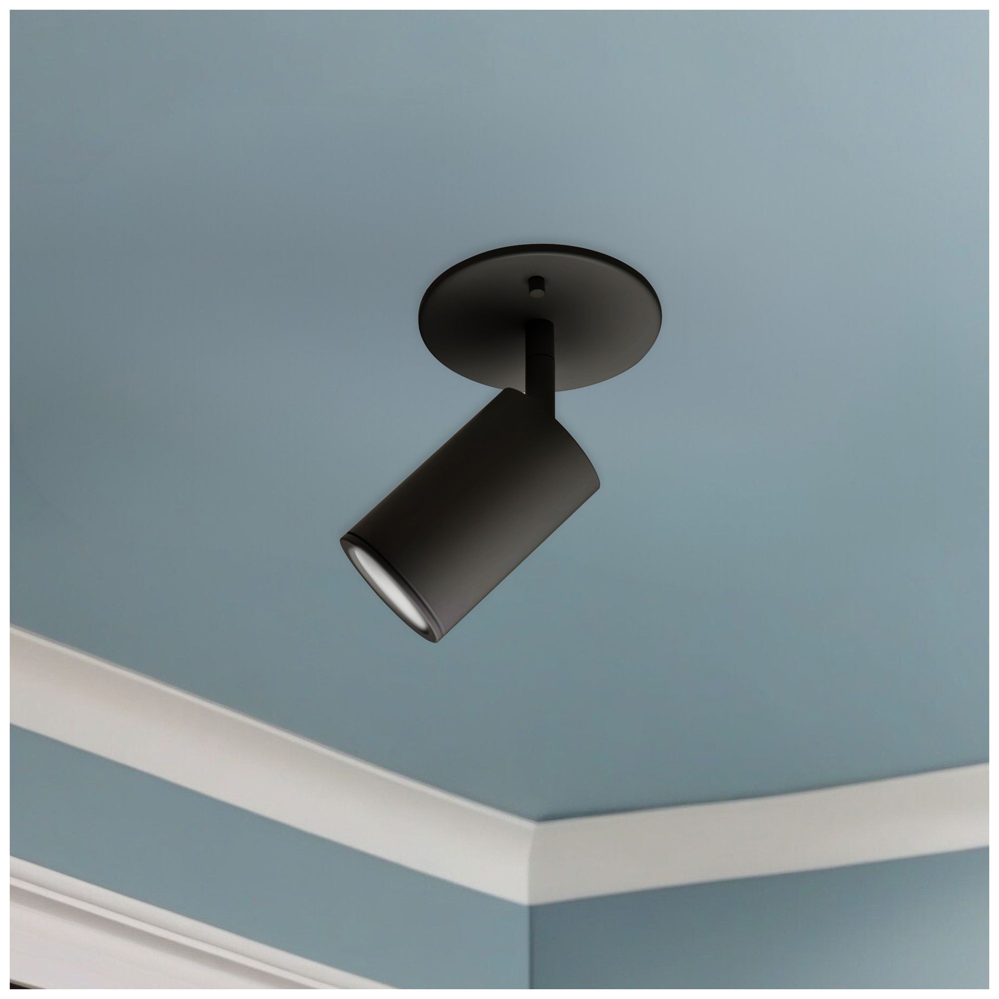 Image 5 Barclay 2 1/2" Wide Black Adjustable Ceiling Light more views