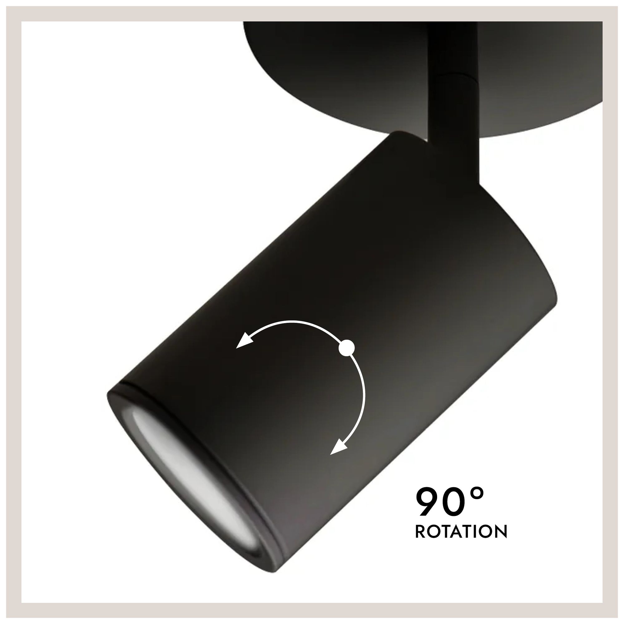 Barclay 2 1/2" Wide Black Adjustable Ceiling Light