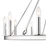 5_Barclay 48" Wide Polished Nickel 12-Light Chandelier more views