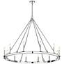 6_Barclay 48" Wide Polished Nickel 12-Light Chandelier more views