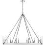 7_Barclay 48" Wide Polished Nickel 12-Light Chandelier more views