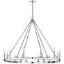 Barclay 48" Wide Polished Nickel 12-Light Chandelier in scene