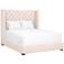 Barclay Bisque French Linen Platform Bed