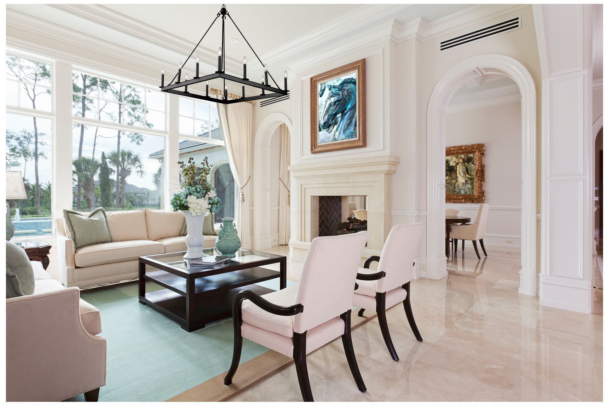 Image 4 Barclay by Z-Lite Matte Black 34 inch 12 Light Chandelier more views