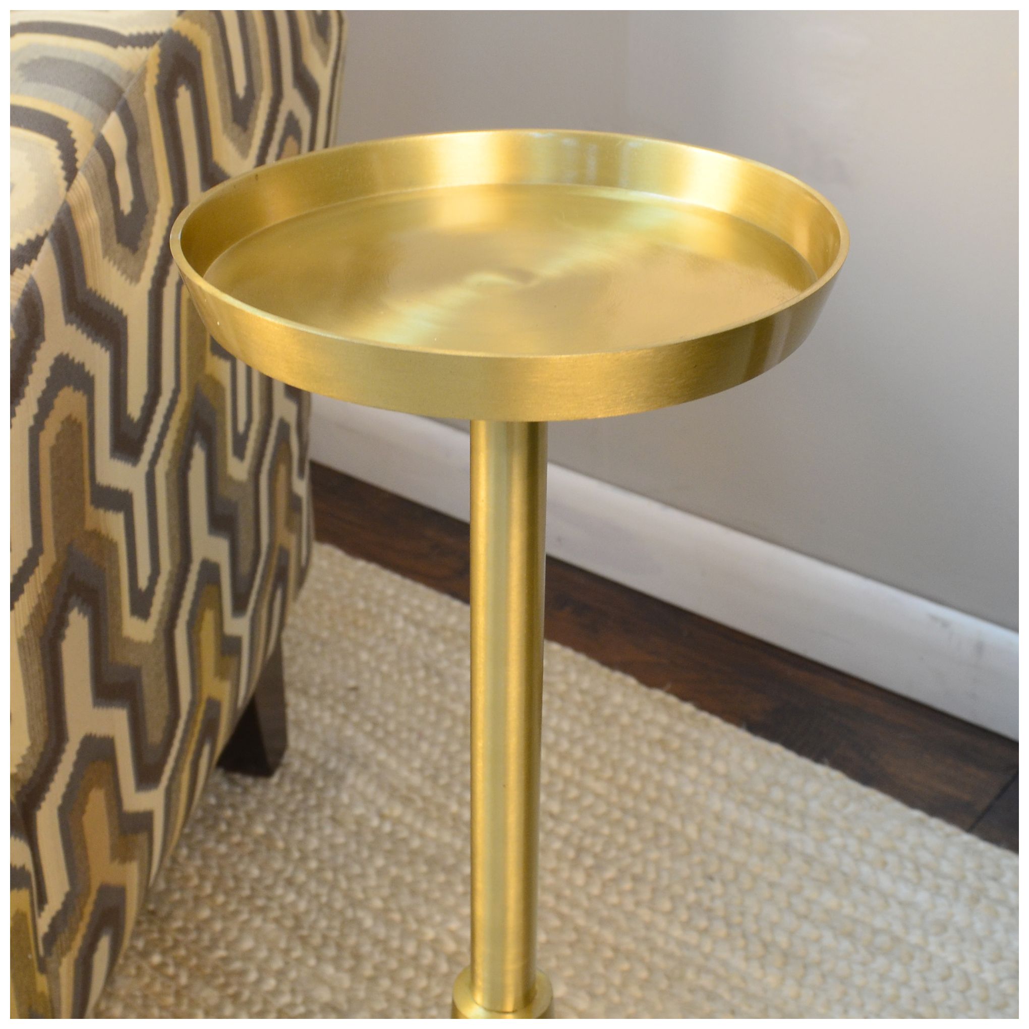 Image 5 Barclay Gold Small Drink Table more views