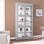 Bardonton 39 1/2" Wide Cool Gray 6-Shelf Curio Cabinet