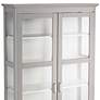 Thumbnail3 of Bardonton 39 1/2" Wide Cool Gray 6-Shelf Curio Cabinet more views