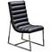 Bardot Black Bonded Leather Dining Chair