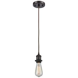 Image1 of Bare Bulb 5" LED Mini Pendant - Oil Rubbed Bronze Finish