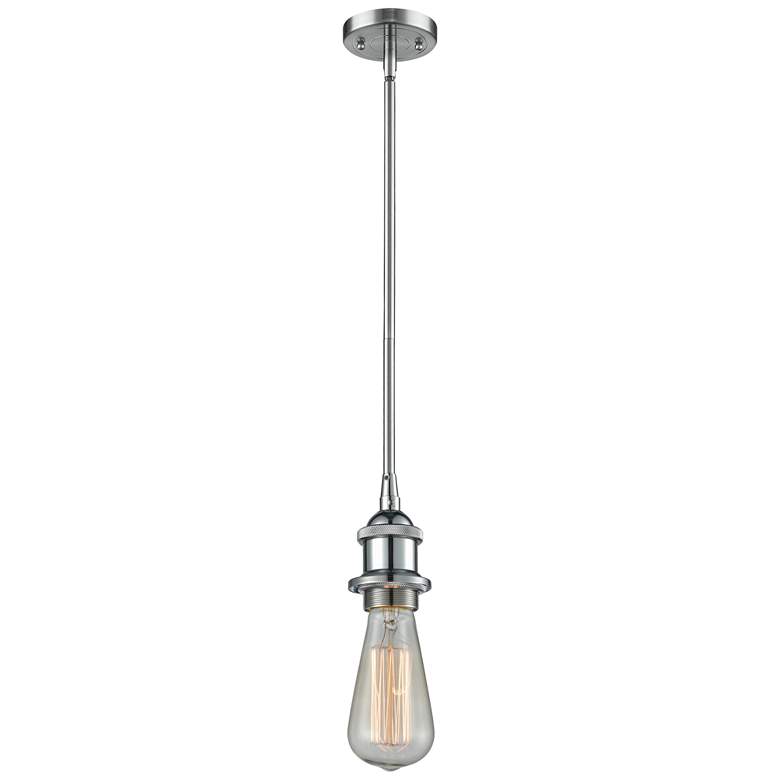 Image 1 Bare Bulb 5" LED Mini Pendant - Polished Chrome Finish