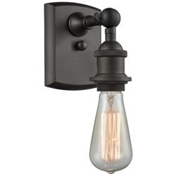 Bare Bulb 5" LED Sconce - Bronze Finish