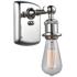 Bare Bulb 5" LED Sconce - Chrome Finish