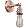 Bare Bulb 5" LED Sconce - Copper Finish