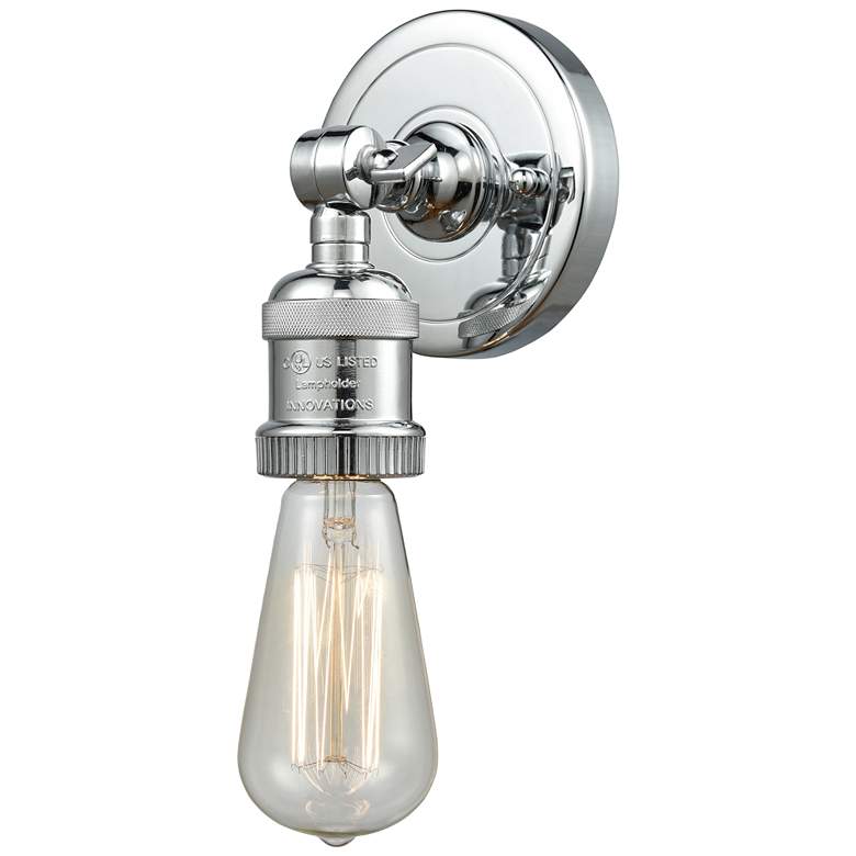 Image 1 Bare Bulb 5" Polished Chrome ADA Compliant Sconce