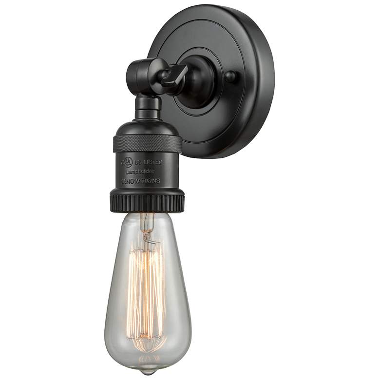 Image 1 Bare Bulb - ADA Compliant 5" LED Sconce - Matte Black Finish