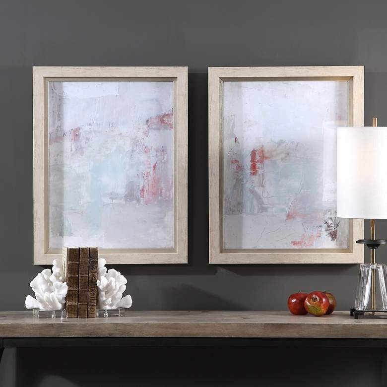 Image 1 Barely There 27 3/4"H 2-Piece Framed Printed Wall Art Set