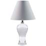 1_Bari 15" High Clear Crystal Vase-Shaped Mini Table Lamp