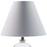 2_Bari 15" High Clear Crystal Vase-Shaped Mini Table Lamp more views