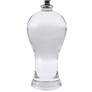 3_Bari 15" High Clear Crystal Vase-Shaped Mini Table Lamp more views