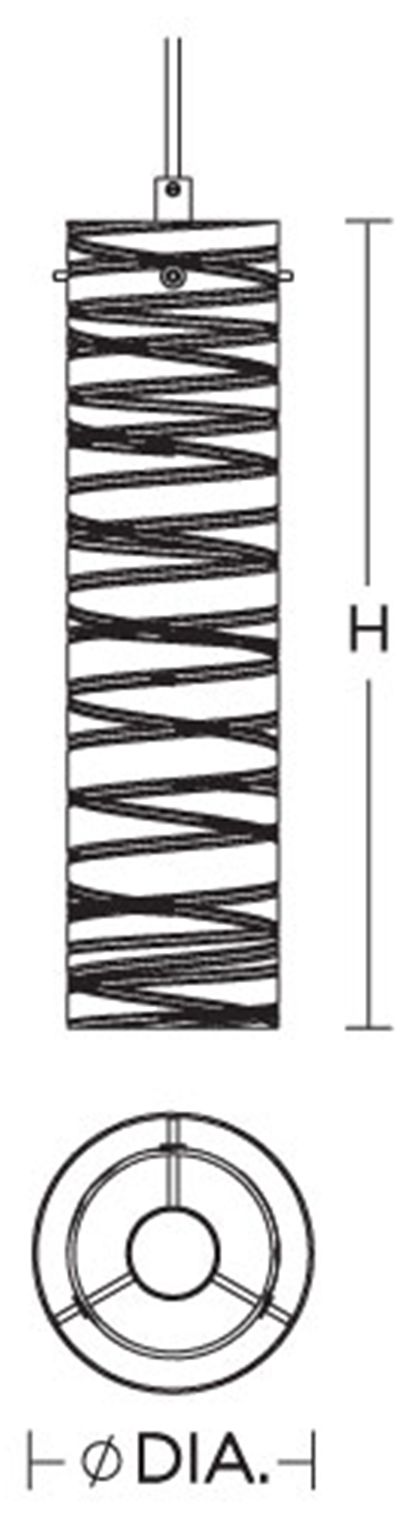 Bari 36" Wide 3-Light Black LED Linear Pendant