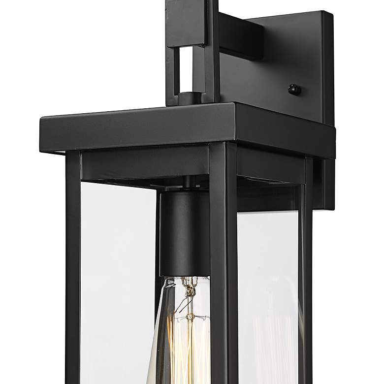 Image 3 Barkeley 16" High Black Outdoor Wall Light more views