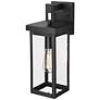 5_Barkeley 16" High Black Outdoor Wall Light more views