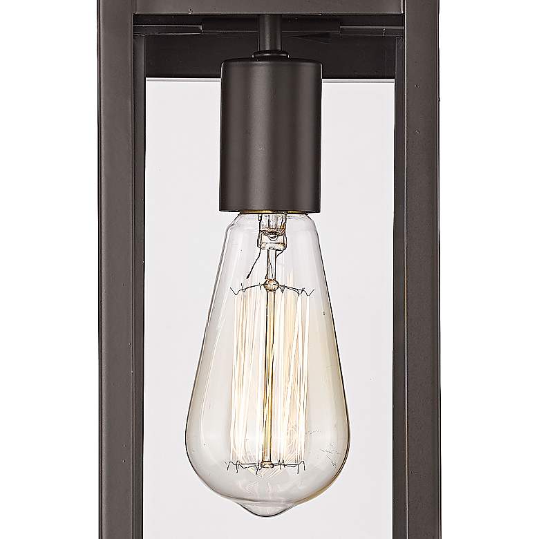 Image 2 Barkeley 16" High Powder-Coated Bronze Outdoor Wall Light more views