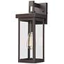 3_Barkeley 16" High Powder-Coated Bronze Outdoor Wall Light more views