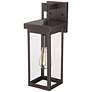 4_Barkeley 16" High Powder-Coated Bronze Outdoor Wall Light more views