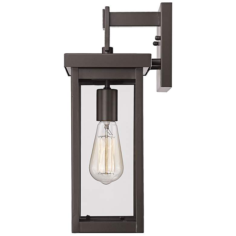 Image 5 Barkeley 16" High Powder-Coated Bronze Outdoor Wall Light more views
