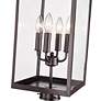3_Barkeley 26 1/4"H Powder Coated Bronze Outdoor Post Lantern more views