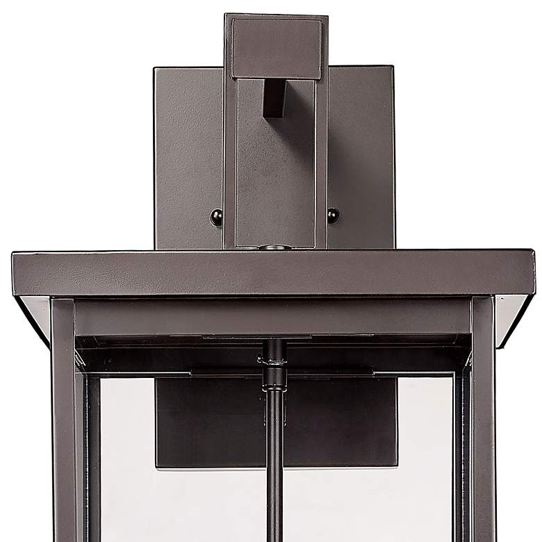 Image 2 Barkeley 27" High Powder Coated Bronze Outdoor Wall Light more views