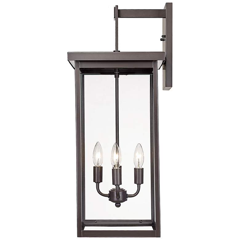 Image 4 Barkeley 27" High Powder Coated Bronze Outdoor Wall Light more views
