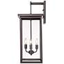 4_Barkeley 27" High Powder Coated Bronze Outdoor Wall Light more views